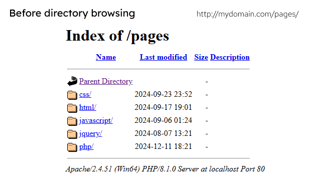 directory browsing