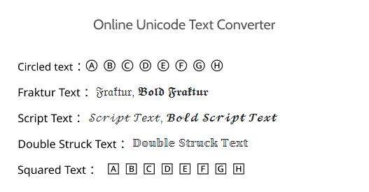 Online Unicode Text Converter, Letter Case Convert